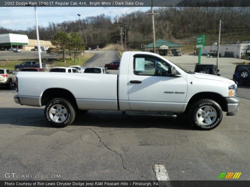Bright White / Dark Slate Gray 2002 Dodge Ram 1500 ST Regular Cab 4x4