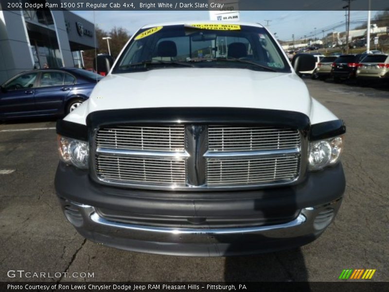 Bright White / Dark Slate Gray 2002 Dodge Ram 1500 ST Regular Cab 4x4