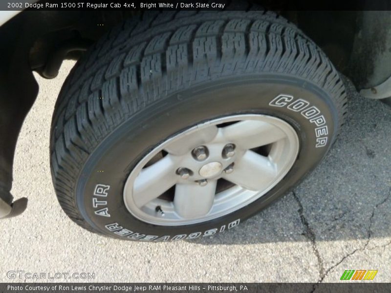 Bright White / Dark Slate Gray 2002 Dodge Ram 1500 ST Regular Cab 4x4