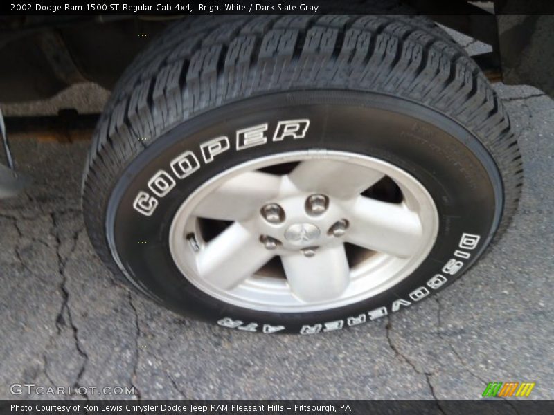 Bright White / Dark Slate Gray 2002 Dodge Ram 1500 ST Regular Cab 4x4
