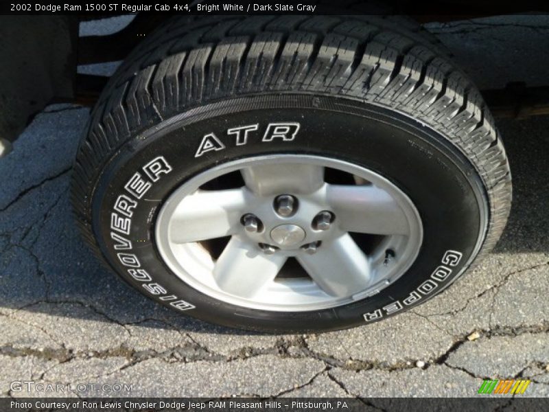 Bright White / Dark Slate Gray 2002 Dodge Ram 1500 ST Regular Cab 4x4