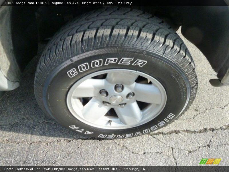 Bright White / Dark Slate Gray 2002 Dodge Ram 1500 ST Regular Cab 4x4