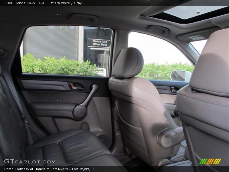 Taffeta White / Gray 2008 Honda CR-V EX-L