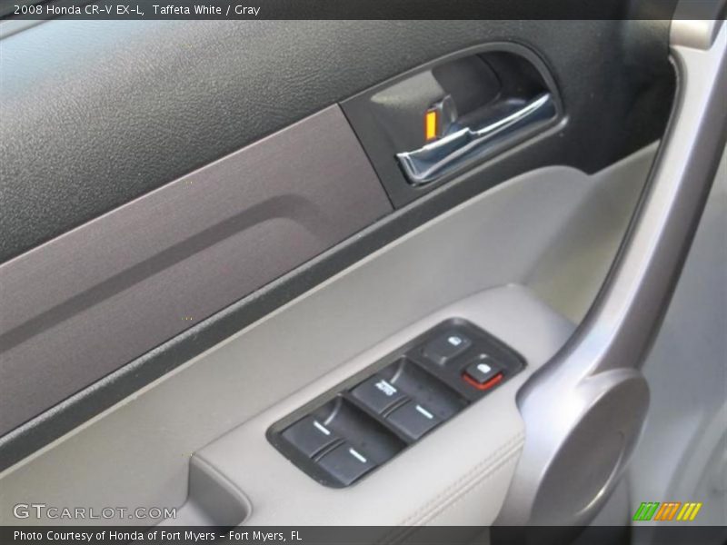 Taffeta White / Gray 2008 Honda CR-V EX-L