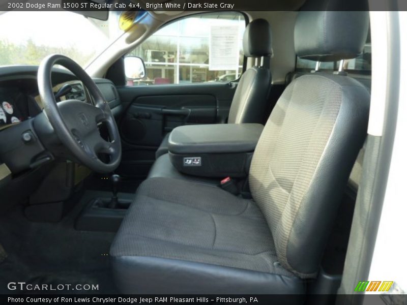 Bright White / Dark Slate Gray 2002 Dodge Ram 1500 ST Regular Cab 4x4