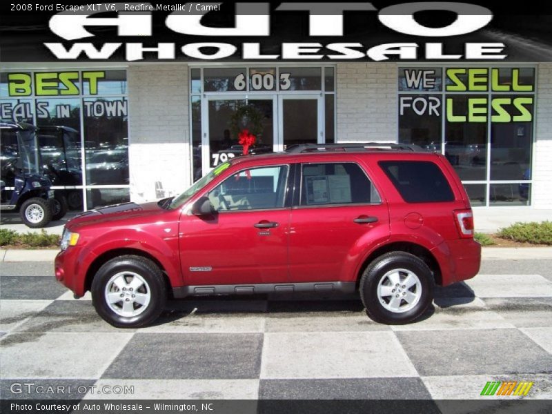 Redfire Metallic / Camel 2008 Ford Escape XLT V6