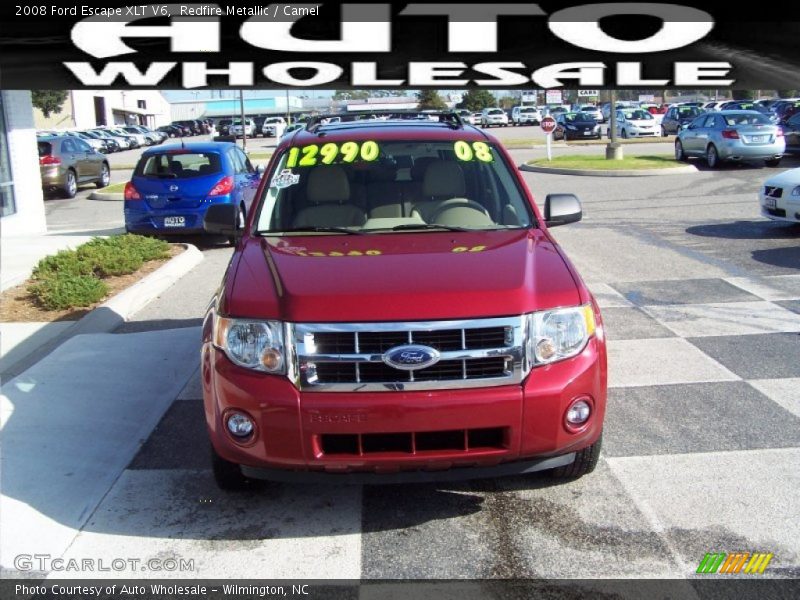 Redfire Metallic / Camel 2008 Ford Escape XLT V6