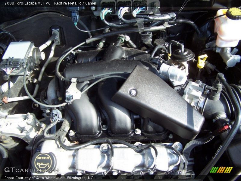 Redfire Metallic / Camel 2008 Ford Escape XLT V6