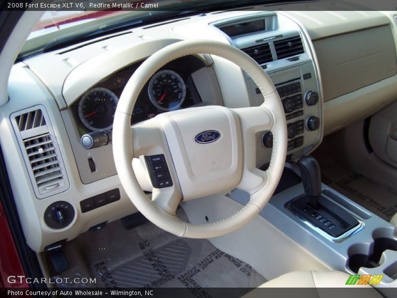 Redfire Metallic / Camel 2008 Ford Escape XLT V6