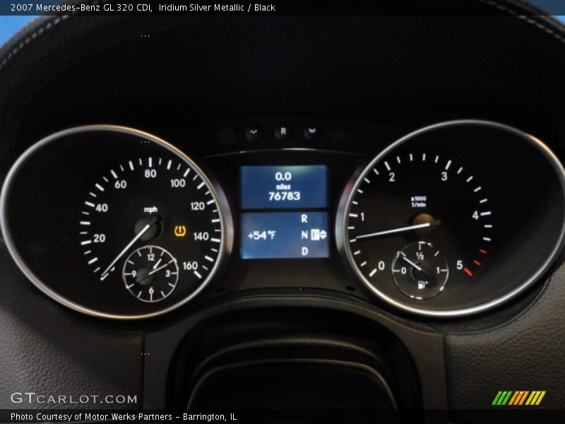 Iridium Silver Metallic / Black 2007 Mercedes-Benz GL 320 CDI