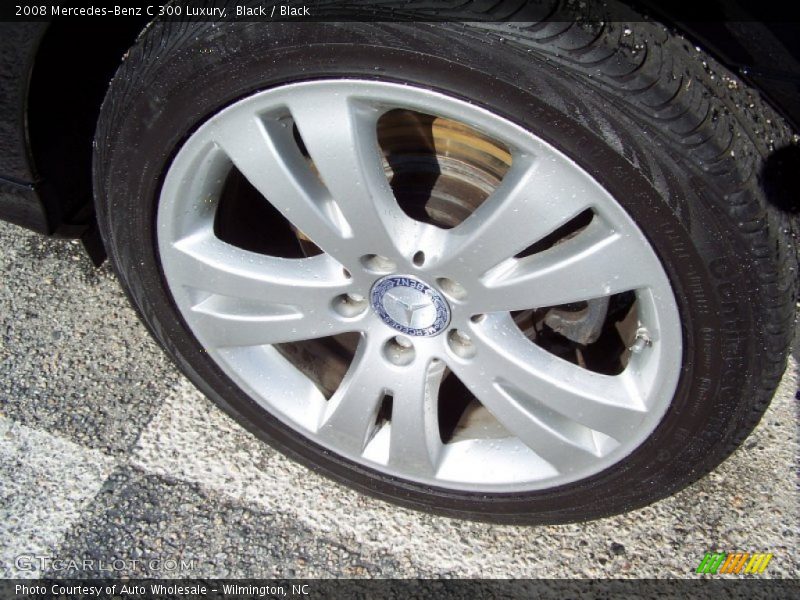 Black / Black 2008 Mercedes-Benz C 300 Luxury