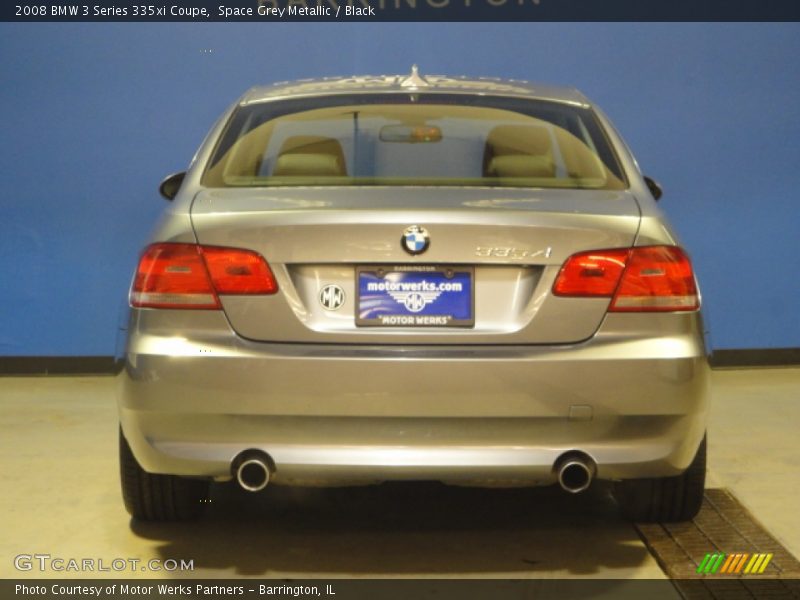 Space Grey Metallic / Black 2008 BMW 3 Series 335xi Coupe