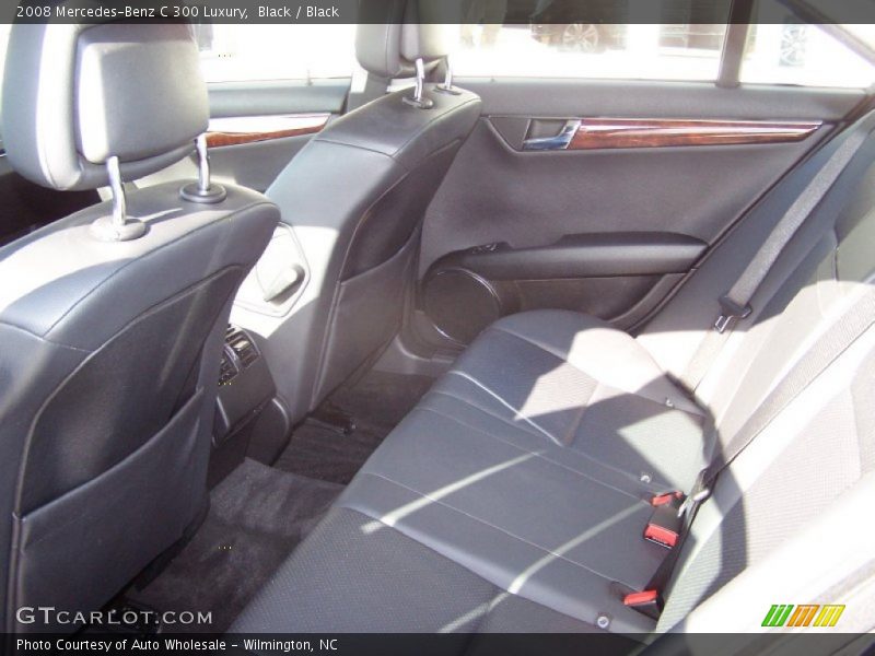 Black / Black 2008 Mercedes-Benz C 300 Luxury