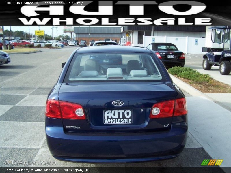 Deep Ocean Blue / Gray 2008 Kia Optima LX