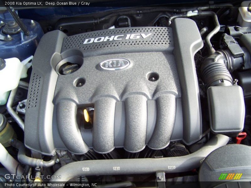 Deep Ocean Blue / Gray 2008 Kia Optima LX