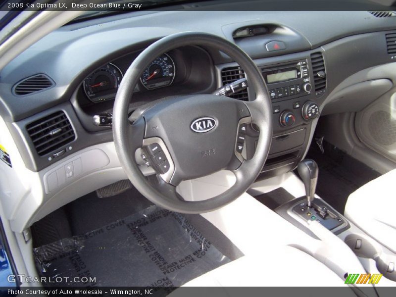 Deep Ocean Blue / Gray 2008 Kia Optima LX
