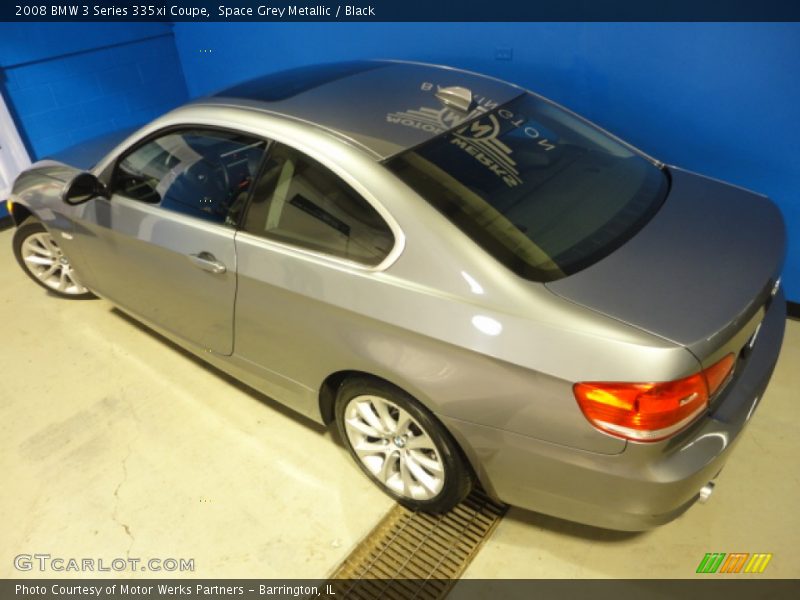 Space Grey Metallic / Black 2008 BMW 3 Series 335xi Coupe