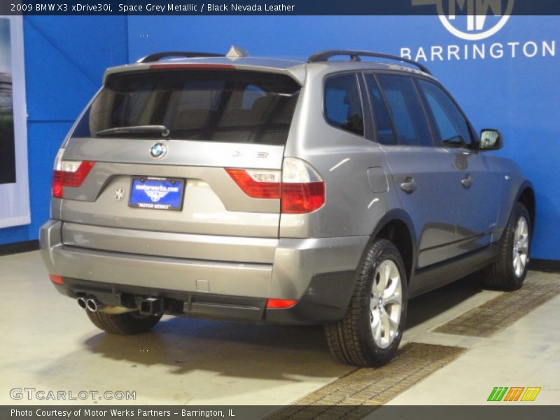 Space Grey Metallic / Black Nevada Leather 2009 BMW X3 xDrive30i