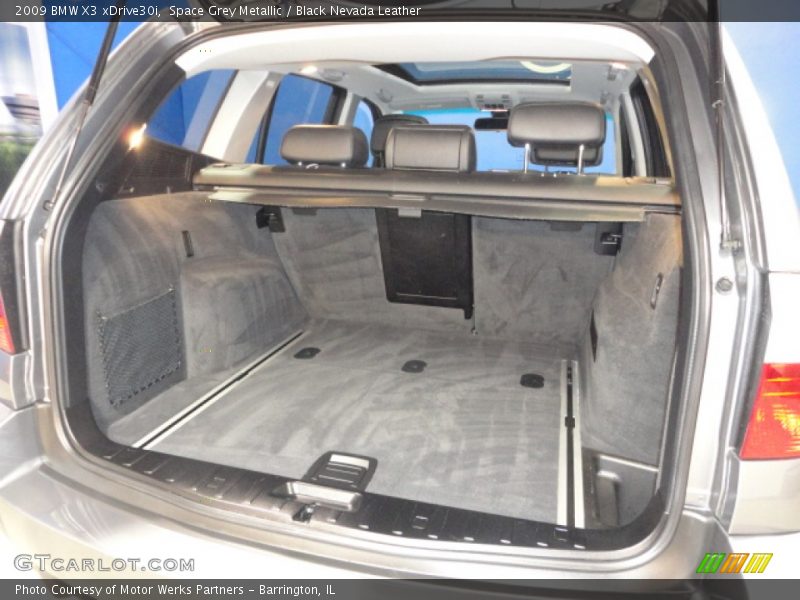Space Grey Metallic / Black Nevada Leather 2009 BMW X3 xDrive30i
