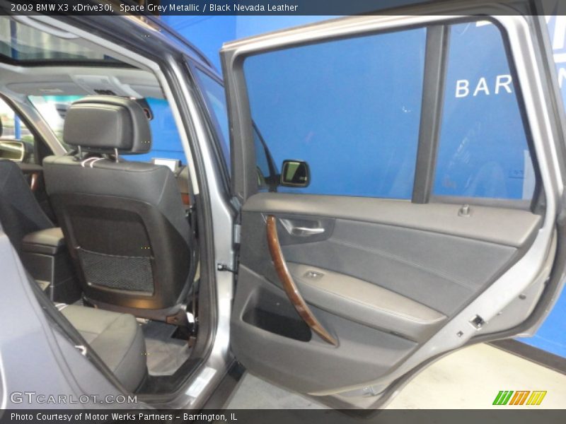 Space Grey Metallic / Black Nevada Leather 2009 BMW X3 xDrive30i