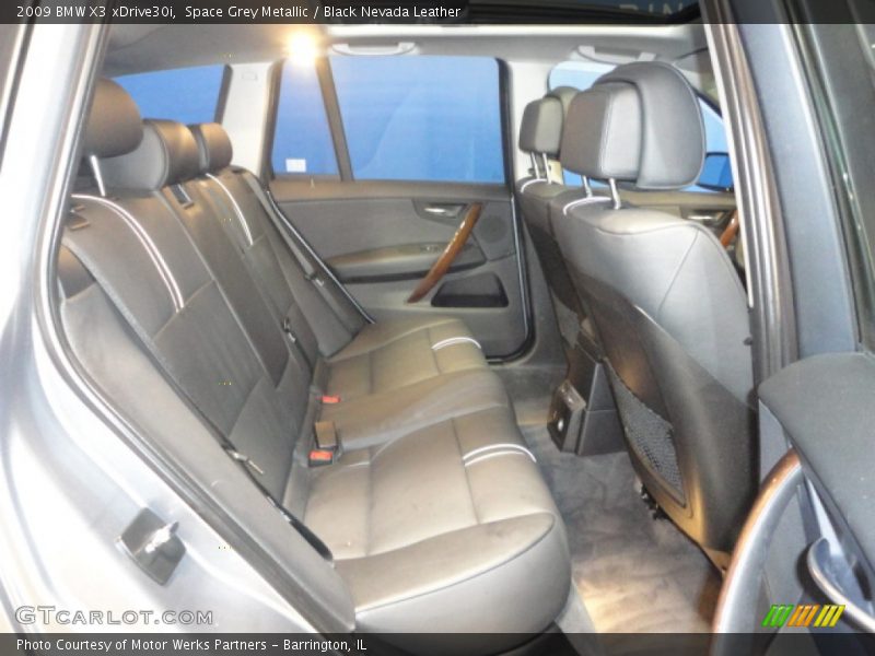 Space Grey Metallic / Black Nevada Leather 2009 BMW X3 xDrive30i
