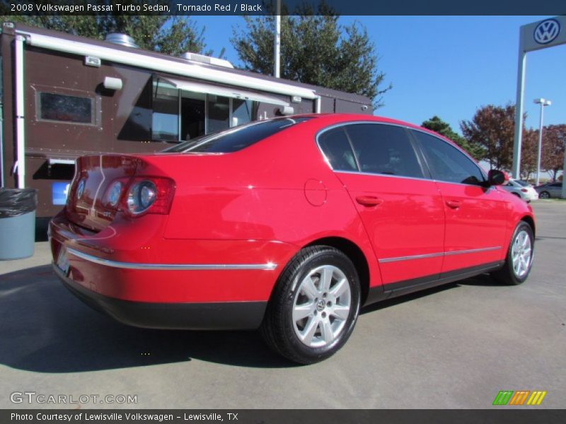 Tornado Red / Black 2008 Volkswagen Passat Turbo Sedan