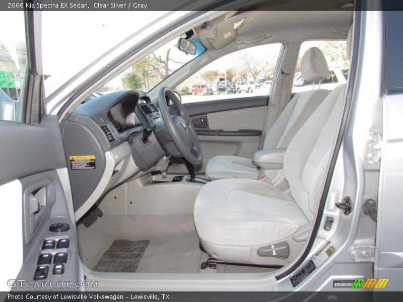 Clear Silver / Gray 2006 Kia Spectra EX Sedan