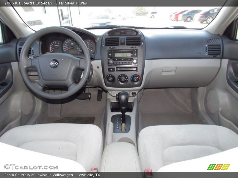 Clear Silver / Gray 2006 Kia Spectra EX Sedan