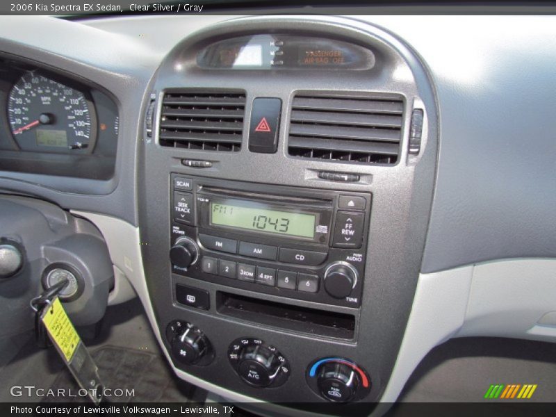 Clear Silver / Gray 2006 Kia Spectra EX Sedan