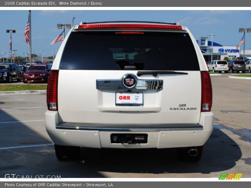 White Diamond / Ebony 2008 Cadillac Escalade ESV