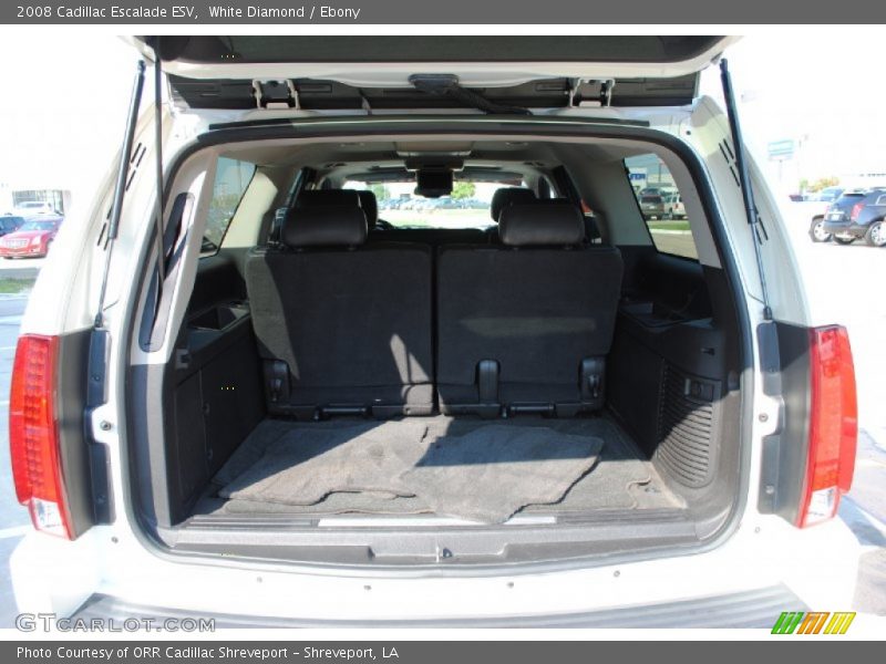 White Diamond / Ebony 2008 Cadillac Escalade ESV