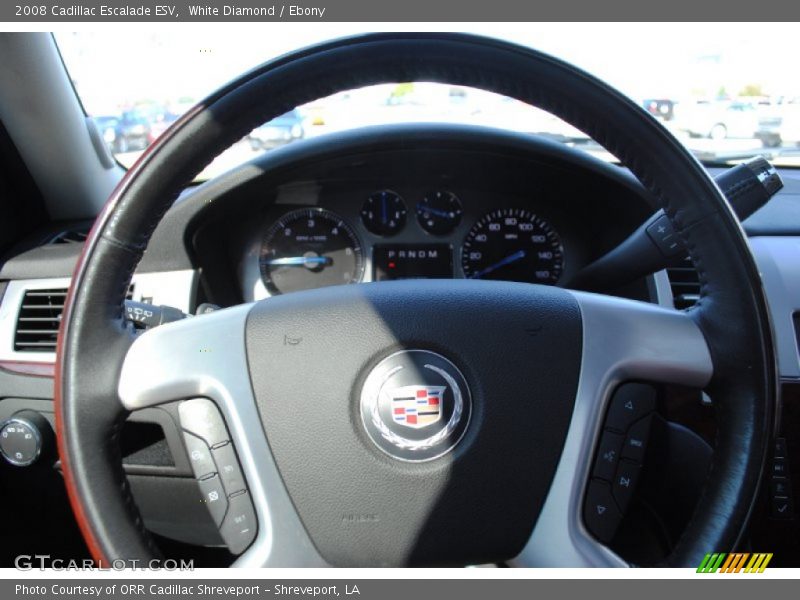 White Diamond / Ebony 2008 Cadillac Escalade ESV