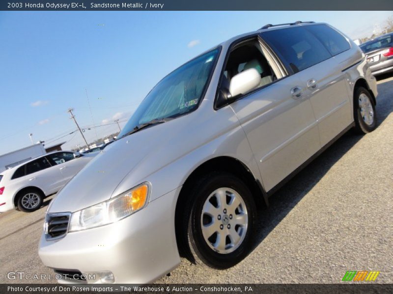 Sandstone Metallic / Ivory 2003 Honda Odyssey EX-L