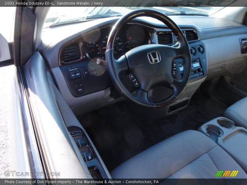 Sandstone Metallic / Ivory 2003 Honda Odyssey EX-L