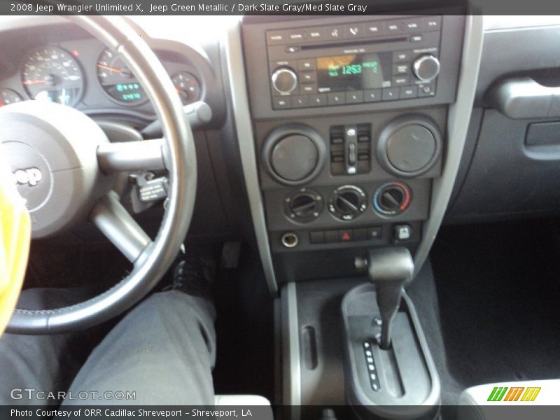 Jeep Green Metallic / Dark Slate Gray/Med Slate Gray 2008 Jeep Wrangler Unlimited X