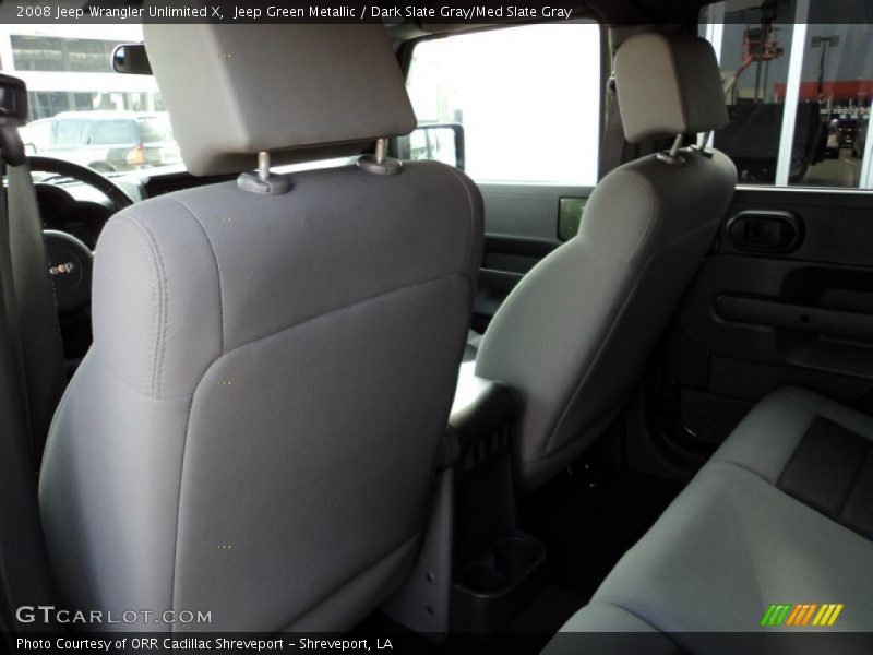 Jeep Green Metallic / Dark Slate Gray/Med Slate Gray 2008 Jeep Wrangler Unlimited X