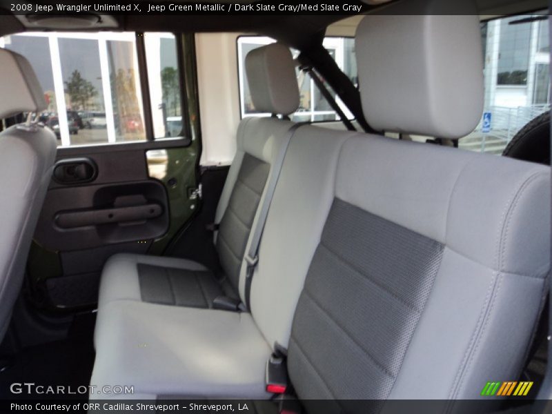 Jeep Green Metallic / Dark Slate Gray/Med Slate Gray 2008 Jeep Wrangler Unlimited X