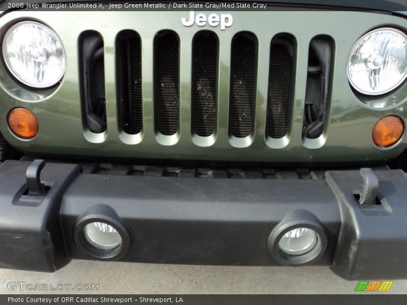 Jeep Green Metallic / Dark Slate Gray/Med Slate Gray 2008 Jeep Wrangler Unlimited X