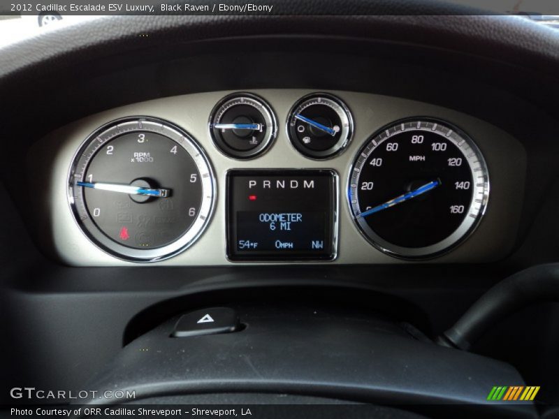  2012 Escalade ESV Luxury ESV Luxury Gauges