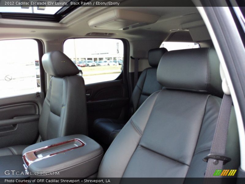 Black Raven / Ebony/Ebony 2012 Cadillac Escalade ESV Luxury