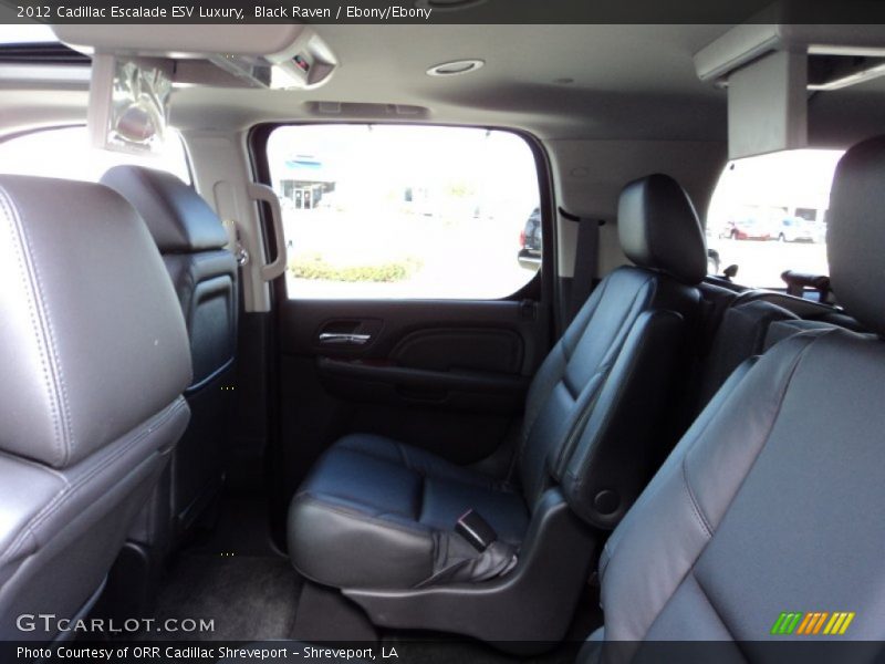 Black Raven / Ebony/Ebony 2012 Cadillac Escalade ESV Luxury