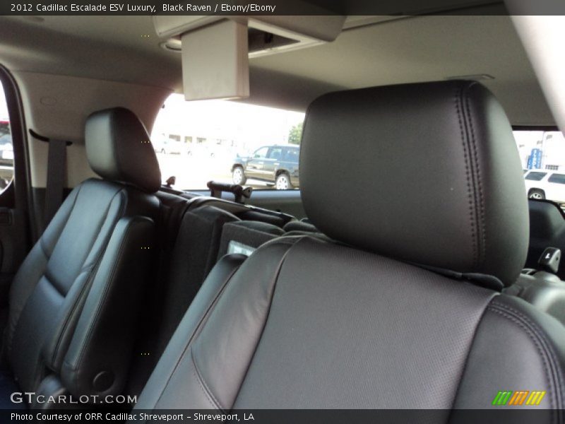 Black Raven / Ebony/Ebony 2012 Cadillac Escalade ESV Luxury