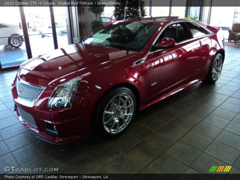 Crystal Red Tintcoat / Ebony/Ebony 2012 Cadillac CTS -V Coupe