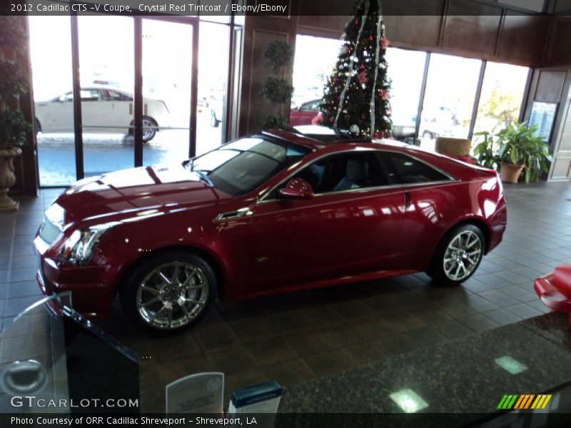 Crystal Red Tintcoat / Ebony/Ebony 2012 Cadillac CTS -V Coupe