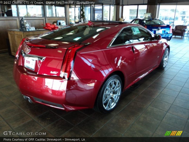 Crystal Red Tintcoat / Ebony/Ebony 2012 Cadillac CTS -V Coupe