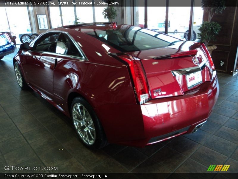 Crystal Red Tintcoat / Ebony/Ebony 2012 Cadillac CTS -V Coupe