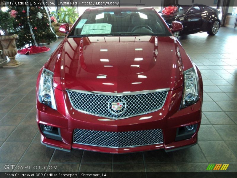 Crystal Red Tintcoat / Ebony/Ebony 2012 Cadillac CTS -V Coupe