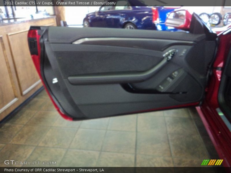 Crystal Red Tintcoat / Ebony/Ebony 2012 Cadillac CTS -V Coupe