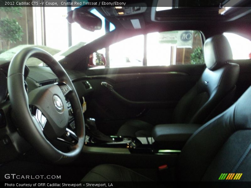 Crystal Red Tintcoat / Ebony/Ebony 2012 Cadillac CTS -V Coupe