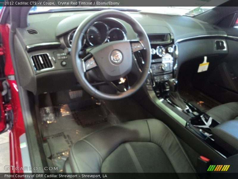 Crystal Red Tintcoat / Ebony/Ebony 2012 Cadillac CTS -V Coupe
